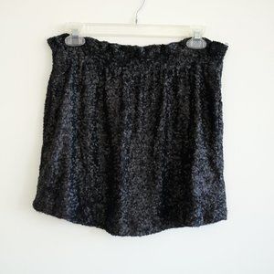 Joe Fresh Black Sequin Mini Skirt